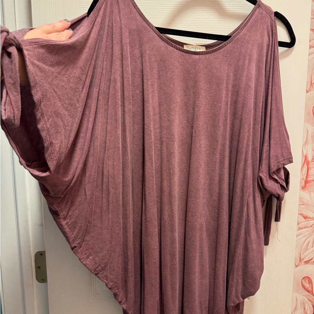 Flowy Mauve Tunic Top